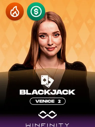 Venice Blackjack 2 live table by Winfinity — Adrian Lucky Wheel
